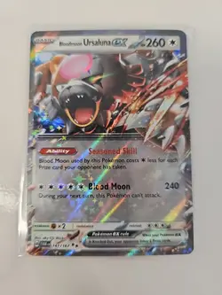 Pokemon TCG, Bloodmoon Ursaluna Ex 141/167 - Twilight Masquerade - Image 1