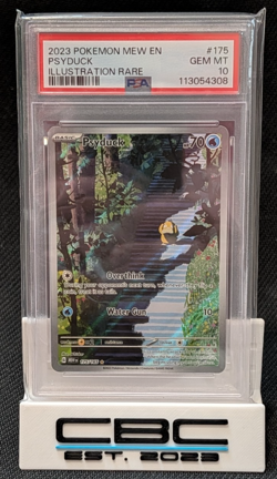 2023 Pokemon 151 Psyduck 175/165 Illustration Rare PSA 10 Gem Mint - Image 1
