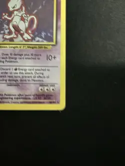 Mewtwo 10/102 Pokemon TCG 1999 Base Set Holo Unlimited Rare - Image 3