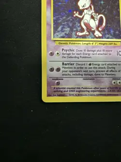 Mewtwo 10/102 Pokemon TCG 1999 Base Set Holo Unlimited Rare - Image 4