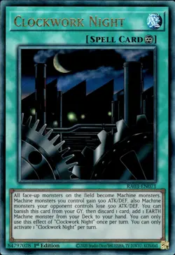 Clockwork Night - Ultimate Rare 1st Edition RA03-EN071 - NM - YuGiOh - Image 1