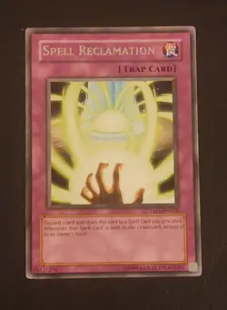 Spell Reclamation - Rare Foil - Yugioh Trap Card - Vintage - Image 1