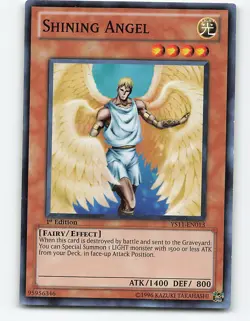 Shining Angel #YS11-EN013 1st Edition Yugioh Card - Image 1