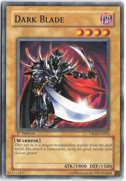 Yugioh - Dark Blade YSDJ-EN003 1st Edition - Starter Deck: Jaden Yuki - Image 1