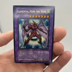 Yu-Gi-Oh! TCG Elemental Hero Air Neos STON-EN034 Ultra Rare 1st Edition 2007 - Image 1
