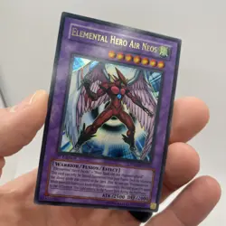Yu-Gi-Oh! TCG Elemental Hero Air Neos STON-EN034 Ultra Rare 1st Edition 2007 - Image 2