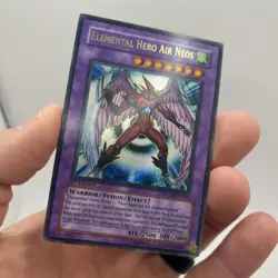 Yu-Gi-Oh! TCG Elemental Hero Air Neos STON-EN034 Ultra Rare 1st Edition 2007 - Image 3