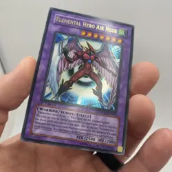 Yu-Gi-Oh! TCG Elemental Hero Air Neos STON-EN034 Ultra Rare 1st Edition 2007 - Image 4