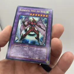 Yu-Gi-Oh! TCG Elemental Hero Air Neos STON-EN034 Ultra Rare 1st Edition 2007 - Image 5
