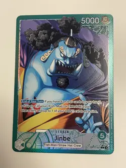 Jinbe OP11-021 Leader Alt Art Foil One Piece English NM - Image 1