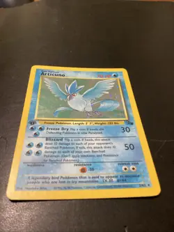 Pokemon TCG Articuno 1st Edition Holo Rare Card 2/62 Fossil - Image 4
