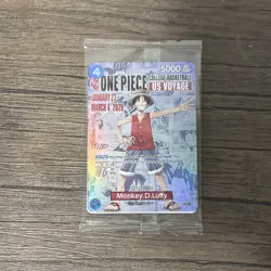 Bandai One Piece CCG Monkey D. Luffy Promo Card College Basketball US Voyage - Image 1