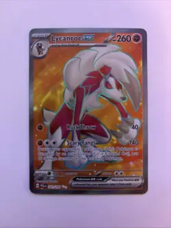 Pokemon TCG Lycanroc EX Scarlet & Violet Paldea Evolved Holo Ultra Card 241/193 - Image 1