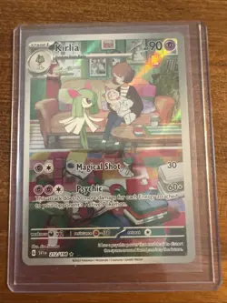 Pokemon TCG Kirlia Scarlet & Violet Base Set Holo Illustration Rare Card 212/198 - Image 1