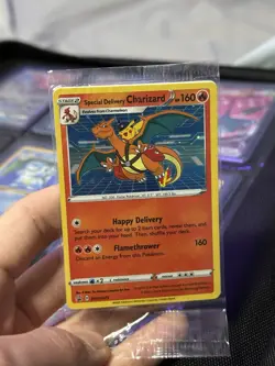 Special Delivery Charizard SWSH075 SWSH: Sword & Shield Promo Cards Holo SEALED - Image 4