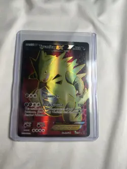 Pokemon TCG Tyranitar-EX Holo Full Art Ultra Rare Card Ancient Origins 91/98 - Image 1