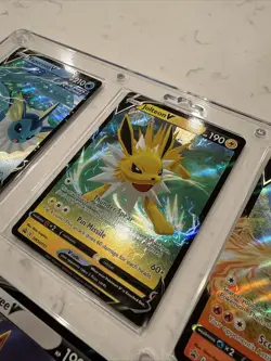 Pokemon Eevee Evolutions v Promo Card Set Complete 9-Card SWSH TCG - Image 4