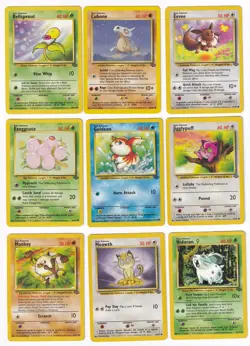 Pokemon Jungle COMPLETE SET Common Vintage WOTC 16 Card Lot Collection MP-NM - Image 2
