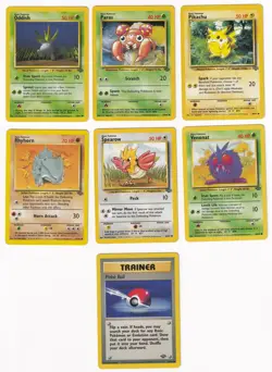 Pokemon Jungle COMPLETE SET Common Vintage WOTC 16 Card Lot Collection MP-NM - Image 4