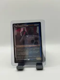 MTG, The Council of Four $3 ORDER MIN FOIL ETCHED 530 Battle for Baldur's Gate - Image 1