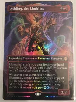 Ashling, the Limitless (Borderless) Commander: Lorwyn Eclipsed Foil - Image 1