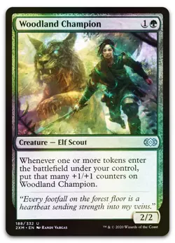 Woodland Champion #188 (Foil) (NM) Double Masters 2XM Magic MTG - Image 1
