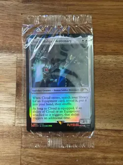 Final Fantasy Cloud, Midgar Mercenary - Foil Game Edition Promo Sealed with code - Image 1