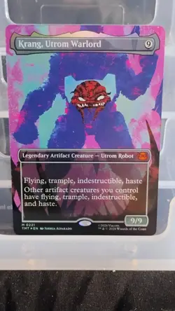 Krang, Utrom Warlord (Borderless) Teenage Mutant Ninja Turtles Foil - Image 1