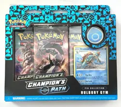 Pokemon Champion's Path Pin Collection Hulbury Gym Pin Collection Nessa SEALED - Image 1