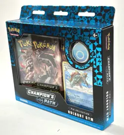 Pokemon Champion's Path Pin Collection Hulbury Gym Pin Collection Nessa SEALED - Image 3