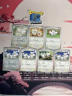 Maushold And Tendemaus X7 Card Pokemon Lot Rev Holo Non Holo Tcg All NM #PL07 - Image 1