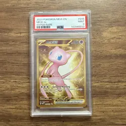 Mew ex 205/165 Pokemon TCG Sv: Scarlet & Violet 151 Hyper Rare PSA 9 Mint - Image 1