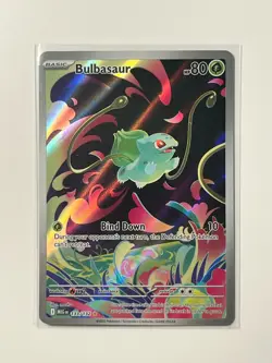 Pokemon TCG - Bulbasaur 133/132 Holo Illustration Rare Mega Evolution NM - Image 1