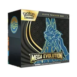 Pokemon Elite Trainer Box Mega Evolution Lucario Pokemon TCG Box - Image 1