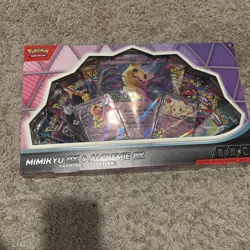 Pokemon TCG: Mimikyu EX & Alcremie EX Premium Collection Box 10 Booster Packs - Image 1