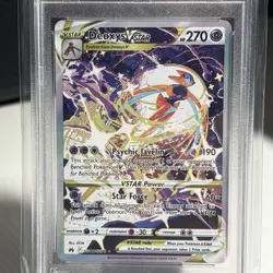 2023 Pokemon Crown Zenith Galarian Gallery Deoxys VSTAR GG46 PSA 9 Mint - Image 2