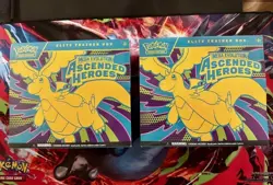 Lot of 2 Pokemon Ascended Heroes ETBs Elite Trainer Box ME New/Sealed - In Hand - Image 1