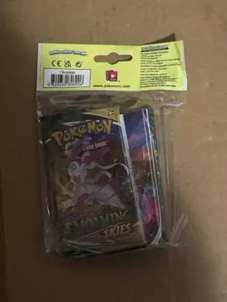 Pokemon TCG Sword & Shield: EVOLVING SKIES Mini Portfolio + Booster Pack • NEW - Image 1