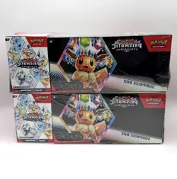 Lot Of 2 Pokemon Prismatic Evolutions Surprise Box+Booster Bundle Sams Club Set - Image 3