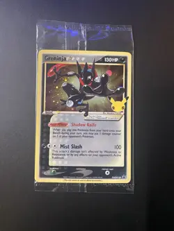 SEALED - SWIRL - Greninja Gold Star Promo - SWSH144 Pokemon Holo Celebrations - Image 1