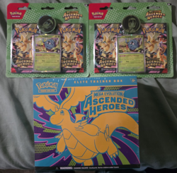 Pokemon Ascended Heroes ETB Elite Trainer Box NEW & SEALED rip on side see below - Image 1