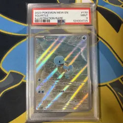 Pokemon S&V 151 Squirtle Illustration Rare 170/165 | PSA 9 - Image 1
