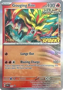 Pokemon TCG Surging Sparks Prerelease STAFF Sealed pack - Image 1