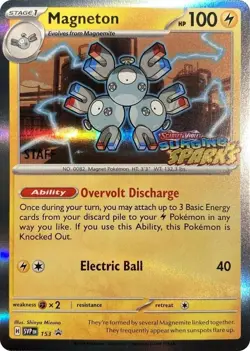 Pokemon TCG Surging Sparks Prerelease STAFF Sealed pack - Image 3