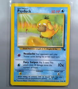 Pokemon TCG Psyduck 53/62 Fossil Set LP - Image 1
