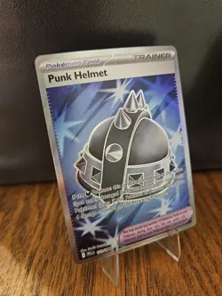 Pokemon TCG Punk Helmet 121/094, Switch 123/094 Foil Trainer Item Lot PFL - Image 3