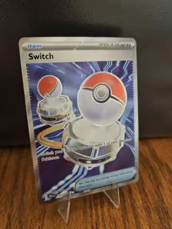 Pokemon TCG Punk Helmet 121/094, Switch 123/094 Foil Trainer Item Lot PFL - Image 5