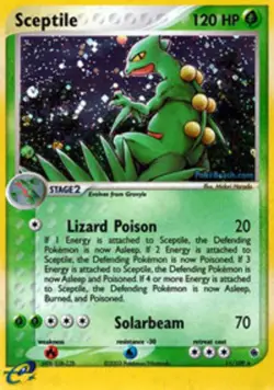 1x Sceptile - 11/109 - Holo Rare Lightly Played Pokemon EX - Ruby & Sapphire - Image 1