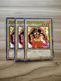 Yu-Gi-Oh! - Darkfire Soldier #1 3X - Full Playset - Image 1