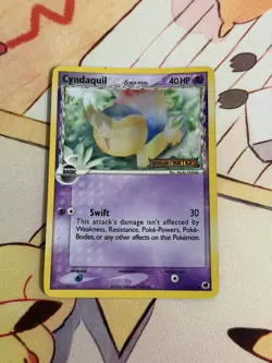 Cyndaquil Delta Species 45/101 Dragon Frontiers Reverse Holo Pokemon Card Tcg - Image 1